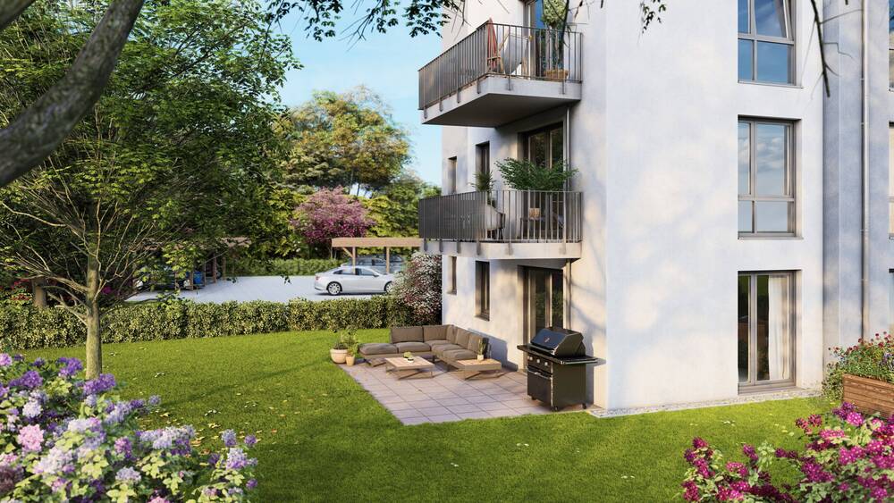 NEUBAU: JOLIE | Erdgeschosswohnung mit Terrasse und Gartenanteil | Open-House am 11.01.26 (11-12:00 Uhr) 2 zimmer