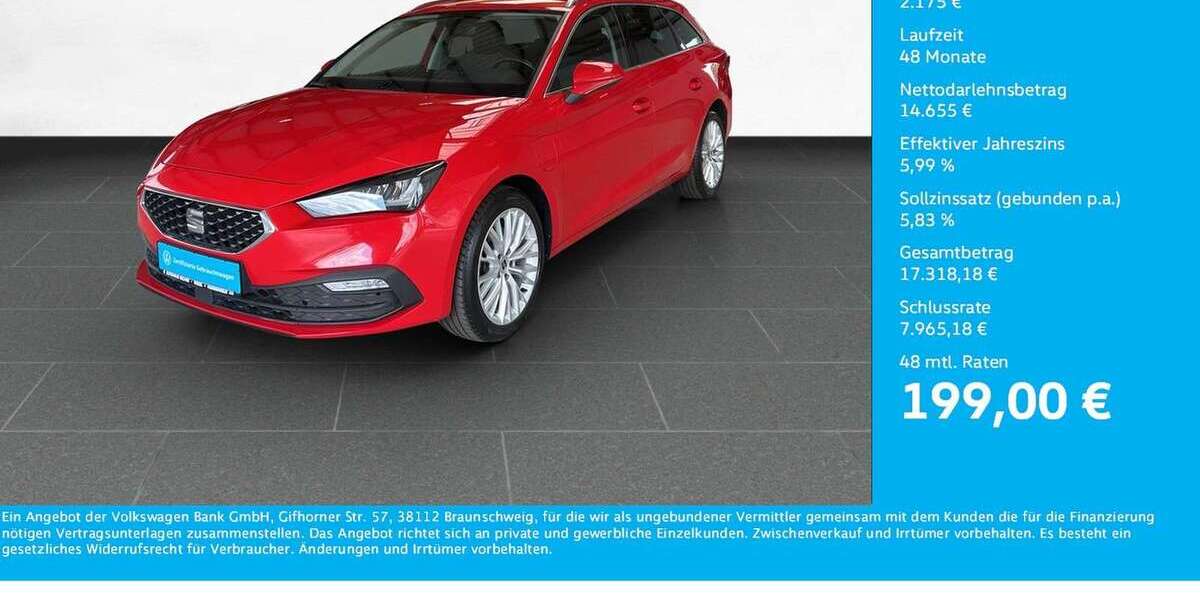 Seat Leon 120.331 km 16.830 &euro; Wesel 46485