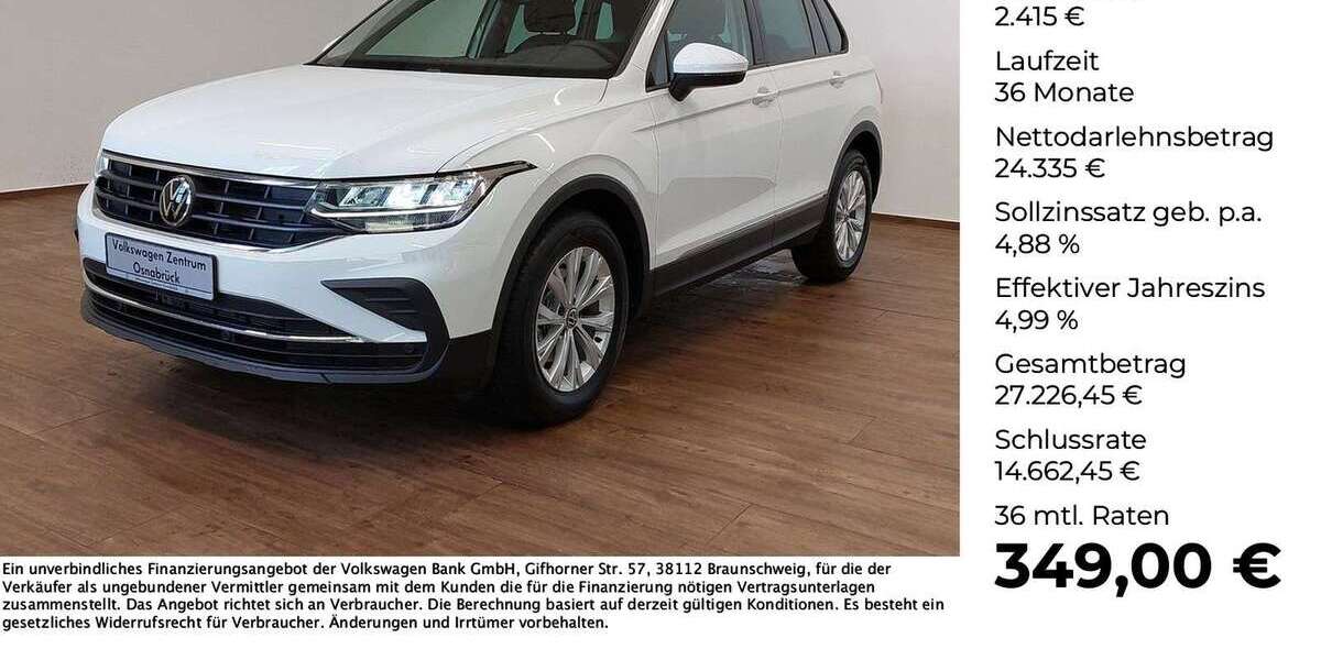 VW Tiguan 42.775 km 26.750 &euro; Osnabrück 49078