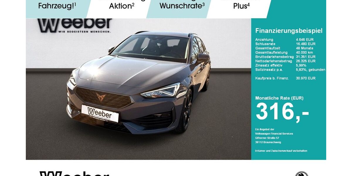 Cupra Leon 28.964 km 30.970 &euro; Weil der Stadt 71263