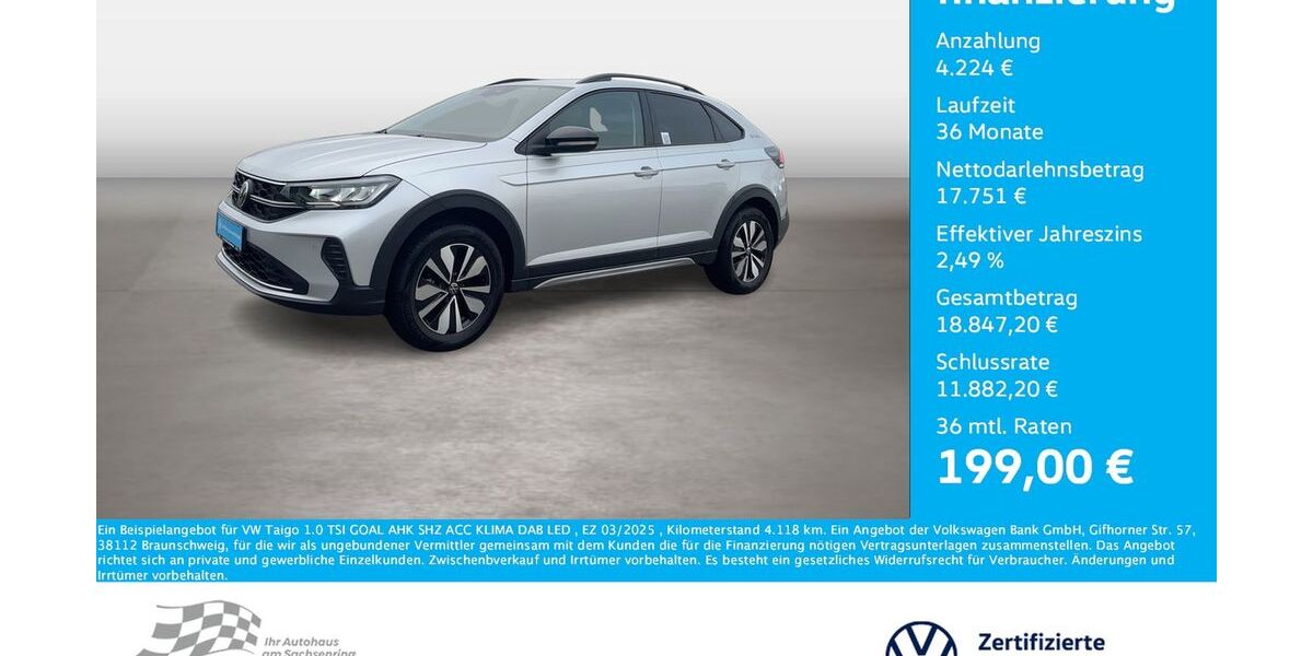 VW Taigo 4.118 km 21.150 &euro; Bernsdorf 09337