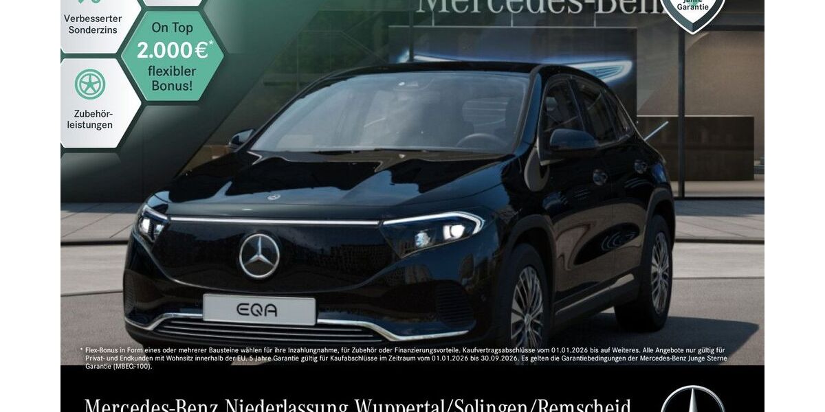 Mercedes-Benz EQA 4.339 km 36.990 &euro; Wuppertal 42115