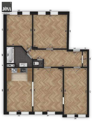 Etagenwohnung Hof Innenstadt - 4 Zimmer, 114 m&sup2;, 139.000&euro; | Angebot:25768147