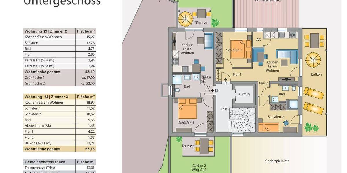 Etagenwohnung Pleinfeld Ramsberg - 2 Zimmer, 274.100&euro; | Angebot:26817087