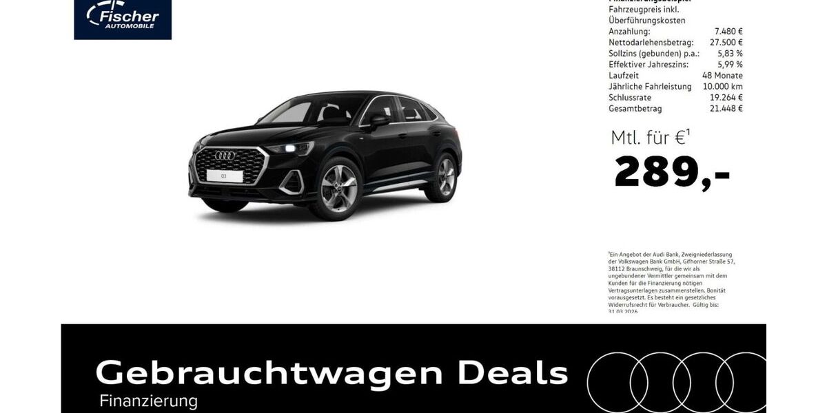 Audi Q3 39.487 km 34.980 &euro; Pilsach 92367