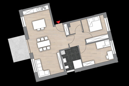 88qm Neubauwohnung in Schmidgaden zu vermieten 3 zimmer
