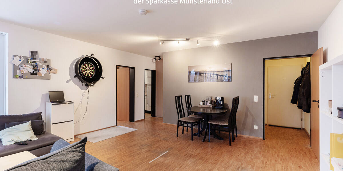 Etagenwohnung Münster Nienberge - 2 Zimmer, 65 m&sup2;, 165.000&euro; | Angebot:26055991