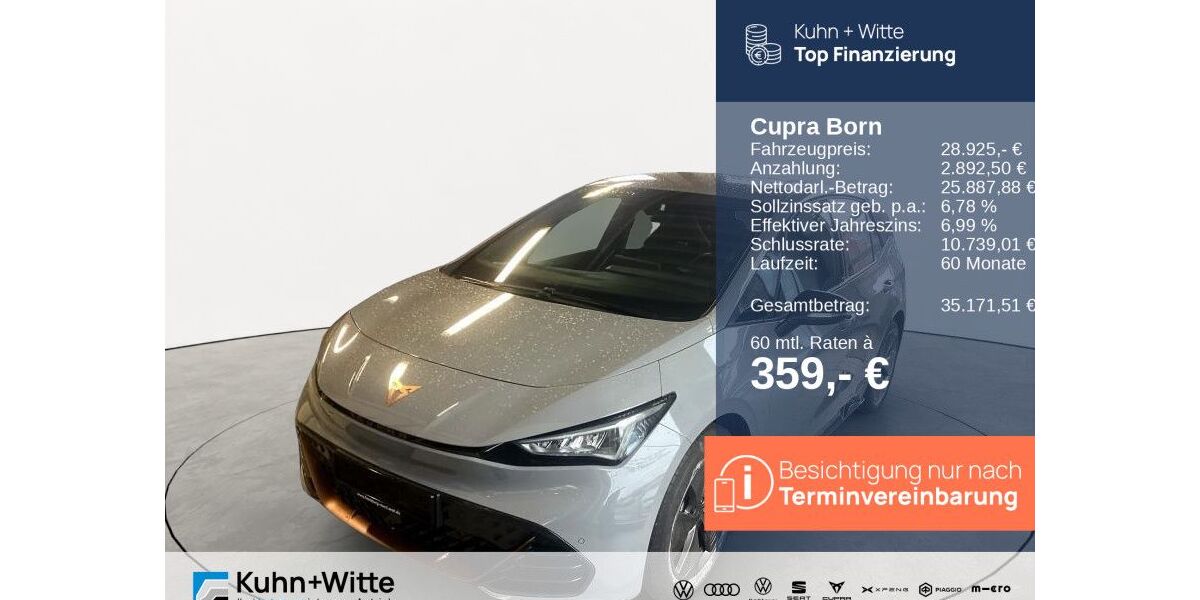 Cupra Born 8.612 km 28.925 &euro; Jesteburg 21266