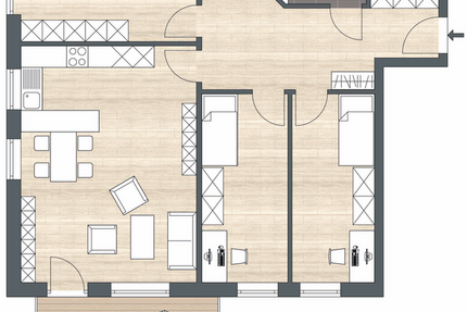 Wohnung zum Kaufen in Anzing 1.136.000 € 134.68 m² 5 zimmer