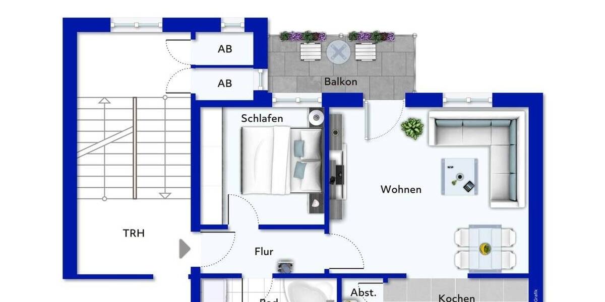 Etagenwohnung Plauen Stadtmitte - 2 Zimmer, 51 m&sup2;, 115.000&euro; | Angebot:26276620