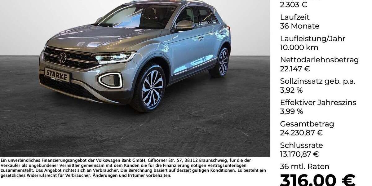 VW T-Roc 11.444 km 24.450 &euro; Ibbenbüren 49477