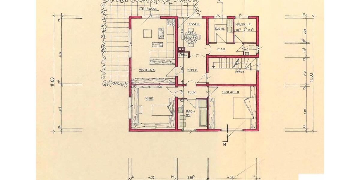Hochparterre Waldkirch - 4.5 Zimmer, 105 m&sup2;, 1.464&euro; | Angebot:26288217