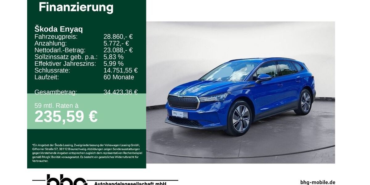 Skoda Enyaq 25.471 km 28.860 &euro; Freiburg 79115