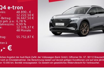 Audi Q4 e-tron 8.100 km 48.890 € Gersthofen 86368