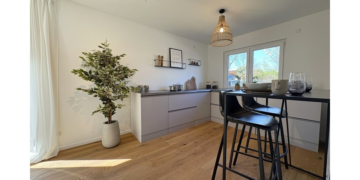 Bezugsfertig! Design Neubau Chalet-Haushälfte mit Doppelgarage und Loisachblick - Doppelhaushälfte Wolfratshausen Farchet | Angebot:26478547