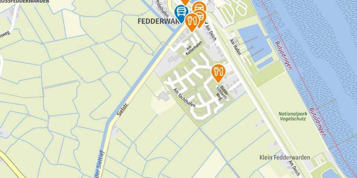 Reihenendhaus Butjadingen / Fedderwardersiel Fedderwardersiel - 3 Zimmer, 60 m&sup2;, 172.000&euro; | Angebot:24872230