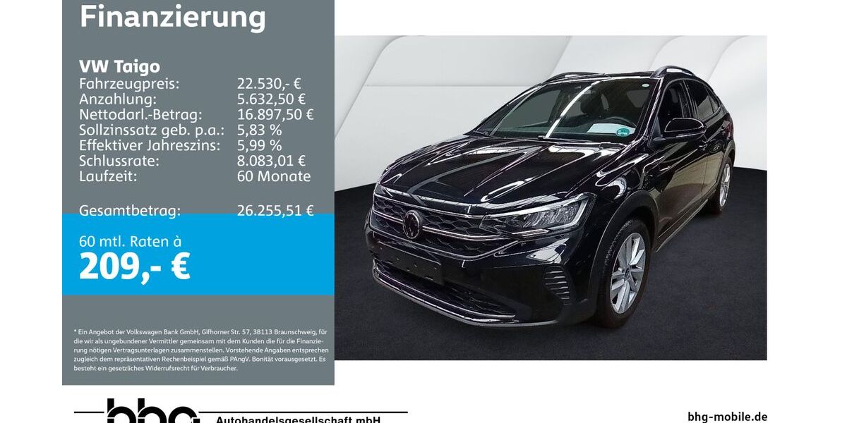 VW Taigo 25.880 km 22.530 &euro; Balingen 72336