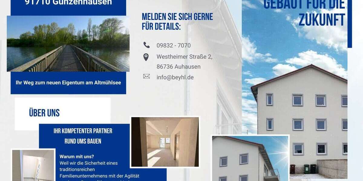 Etagenwohnung Gunzenhausen - 3 Zimmer, 91 m&sup2;, 429.000&euro; | Angebot:25429212