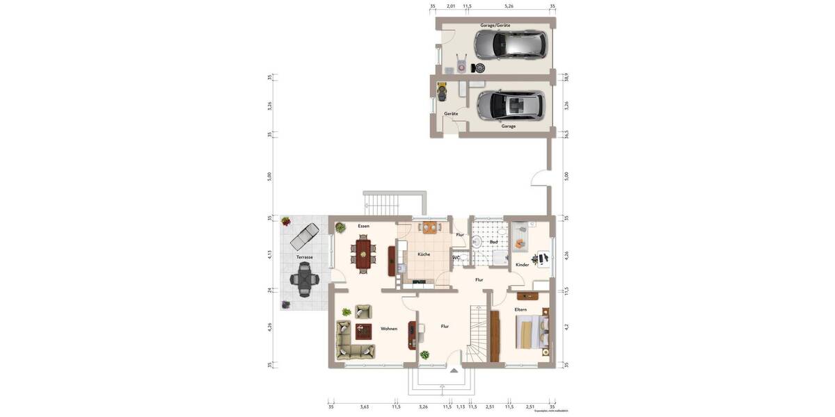 Bungalow Geeste - 7 Zimmer, 155 m&sup2;, 299.900&euro; | Angebot:26515002