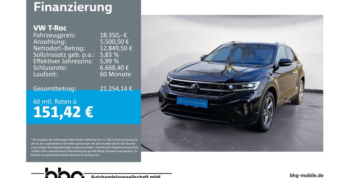 VW T-Roc 66.835 km 18.350 &euro; Bühl 77815