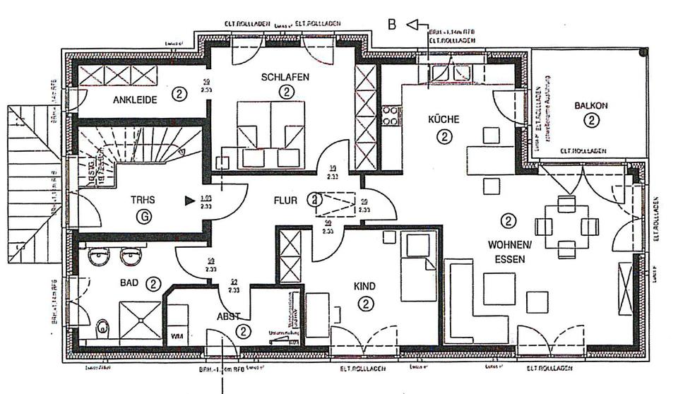 Etagenwohnung Itzehoe - 3.5 Zimmer, 100 m&sup2;, 1.400&euro; | Angebot:26664796