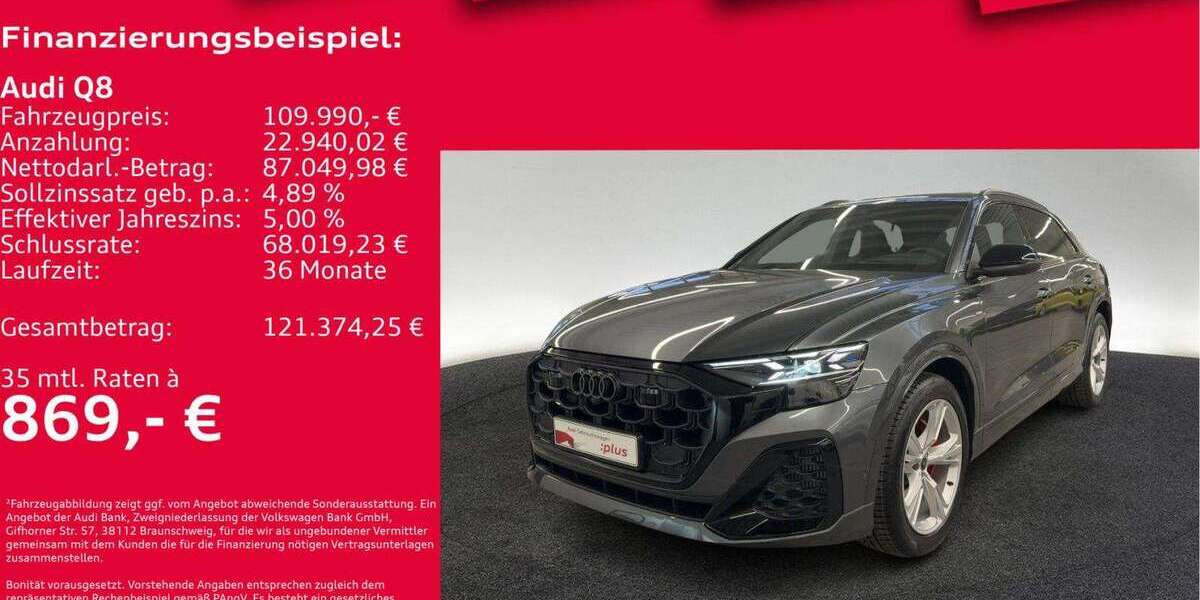 Audi Q8 9.999 km 109.991 &euro; Hannover 30179