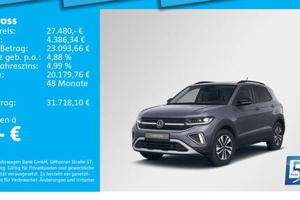 VW T-Cross 4.553 km 27.480 &euro; München 80687