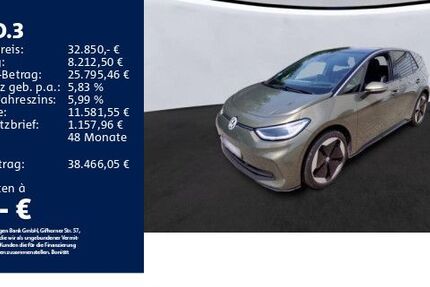 VW ID.3 23.110 km 32.850 € Schwäbisch Gmünd 73525
