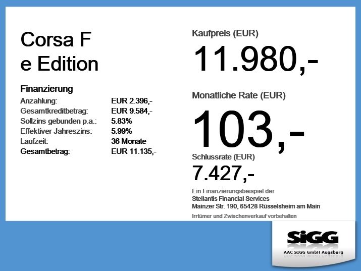Opel Corsa 66.600 km 11.980 &euro; Meitingen 86405