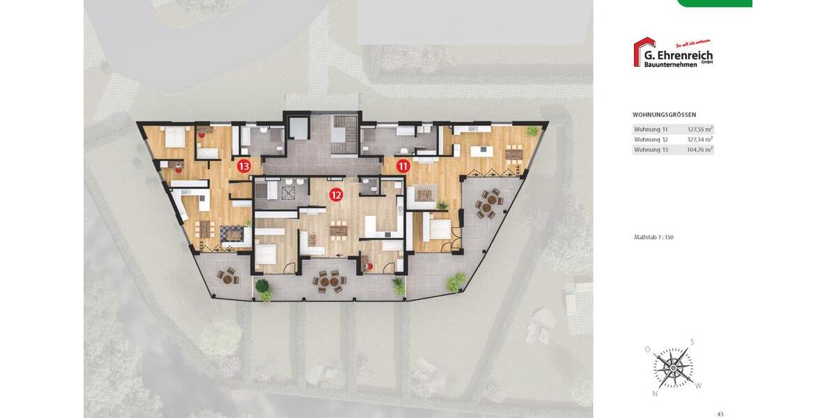 Einfamilienhaus Steinberg am See Oder - 3 Zimmer, 128 m&sup2;, 1.910&euro; | Angebot:25973427