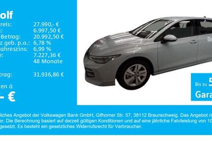VW Golf 10.400 km 27.990 € Gersthofen 86368