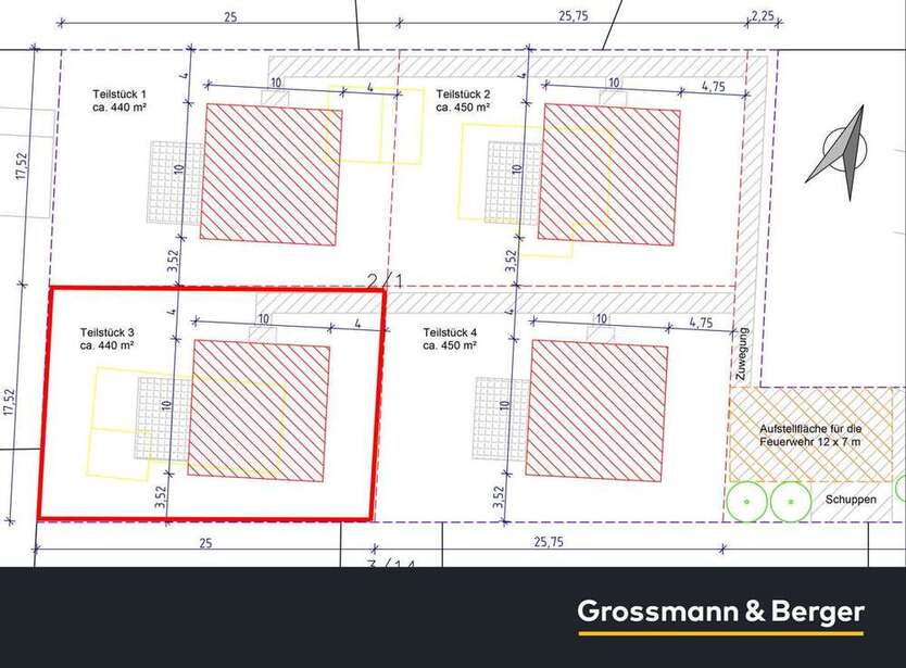 Grundstück zu verkaufen in Buchholz 225.000 € 585 m²
