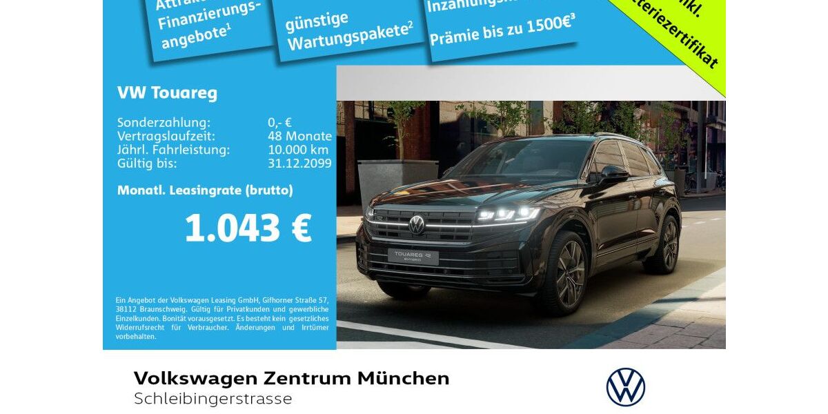 VW Touareg 3.000 km 84.980 &euro; München 81669