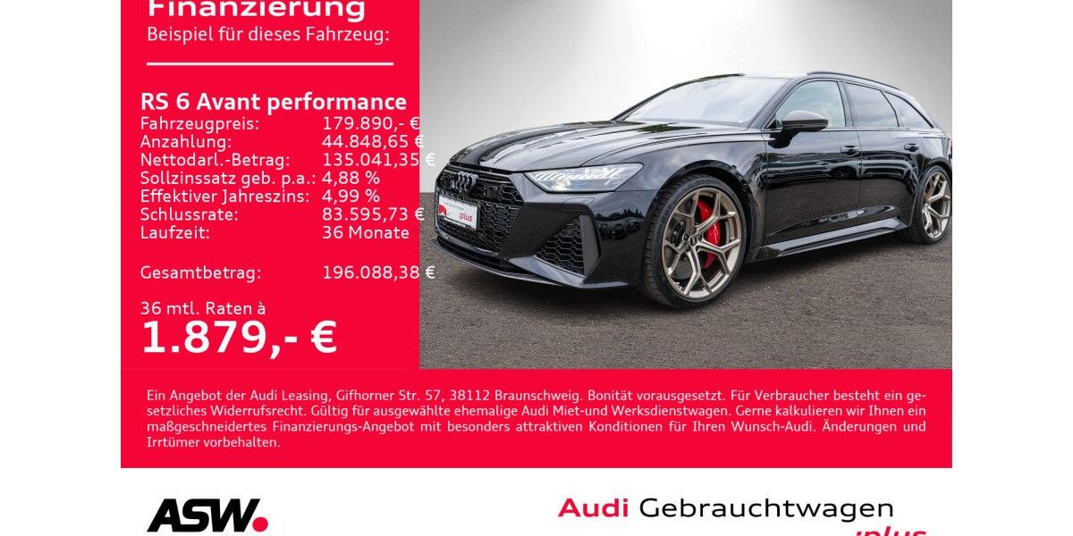 Audi RS6 14.500 km 164.990 &euro; Heilbronn 74074