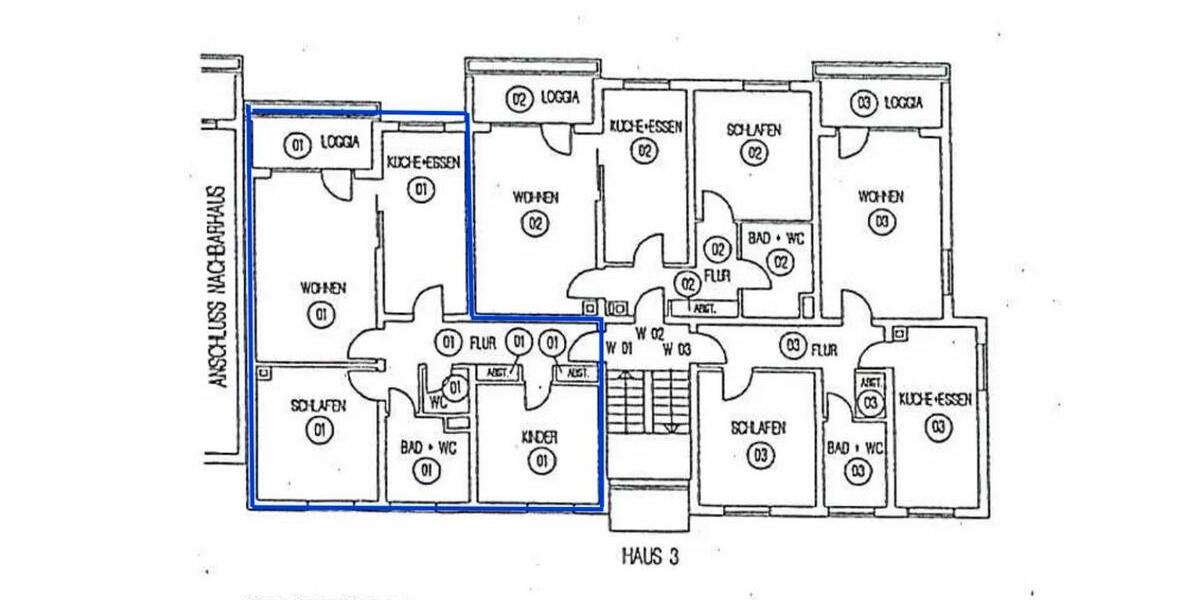 Erdgeschoßwohnung Simmern/Hunsrück Hunsrück - 3 Zimmer, 81 m&sup2;, 189.000&euro; | Angebot:26349121