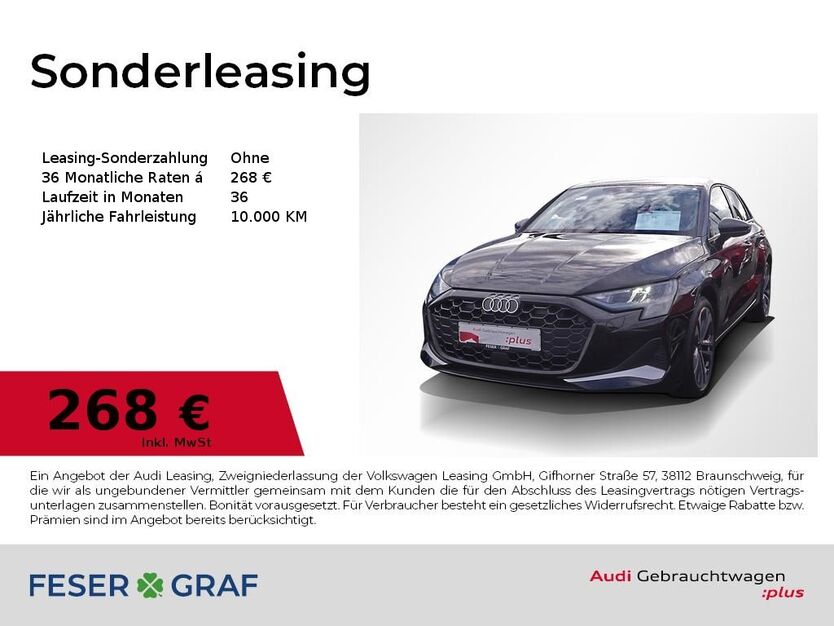 Audi A3 1.819 km 32.880 € Lauf an der Pegnitz 91207