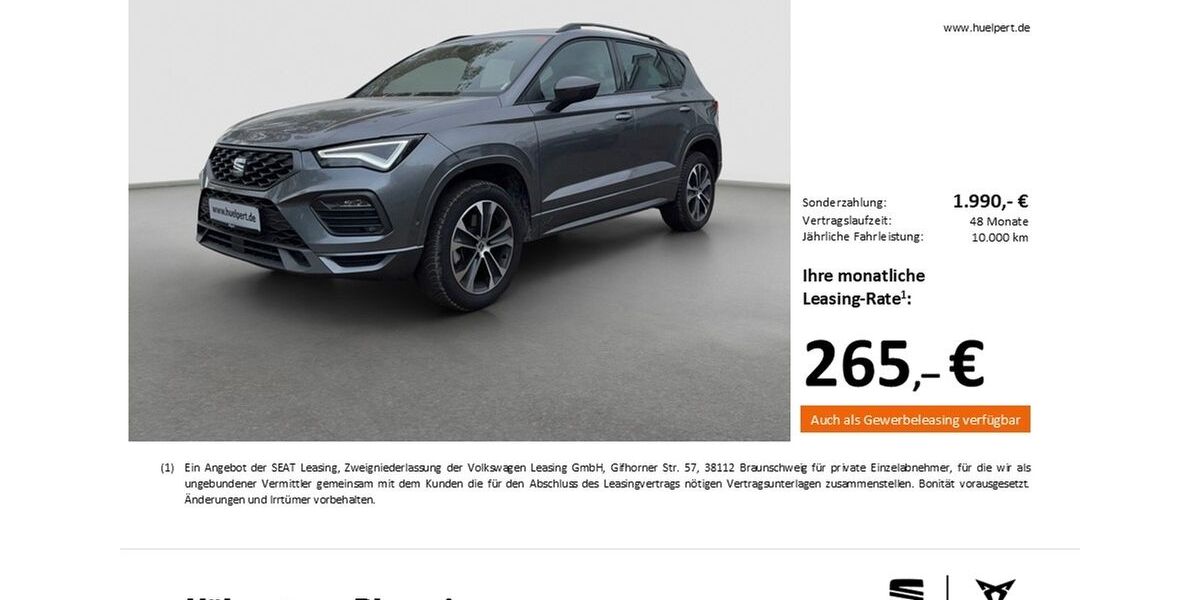 Seat Ateca 18.440 km 31.790 € Dortmund 44269