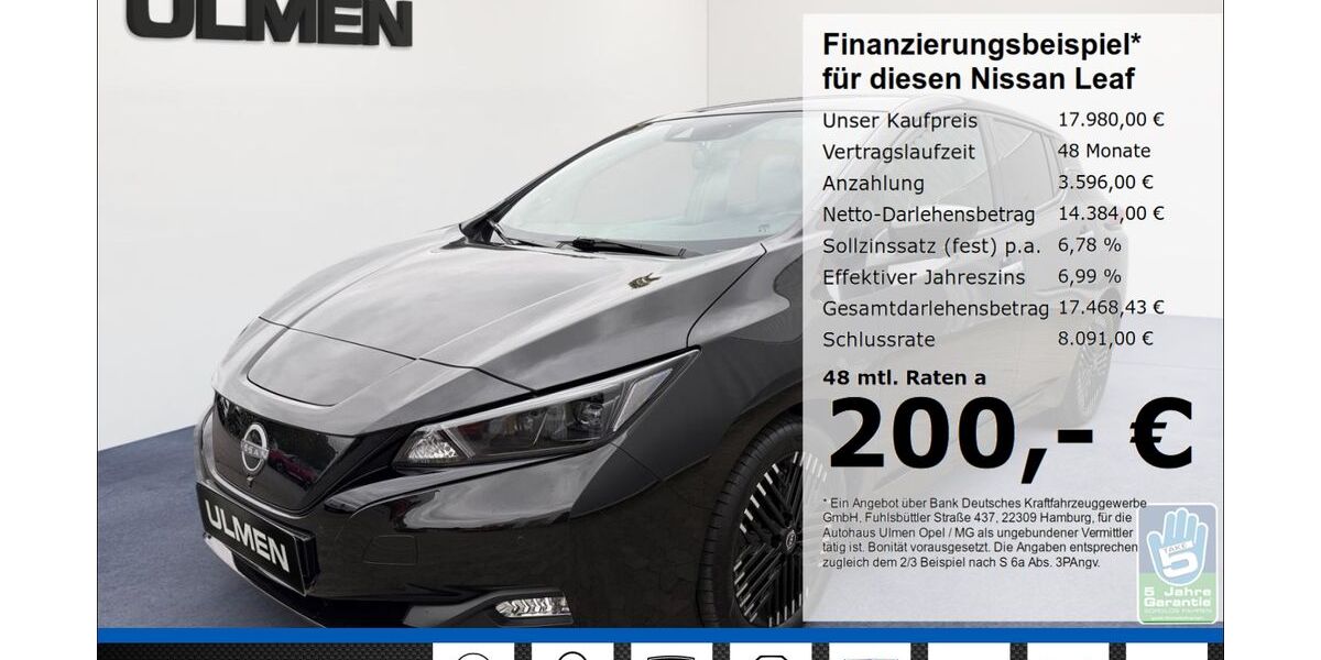 Nissan Leaf 18.925 km 14.980 &euro; Düsseldorf 40231