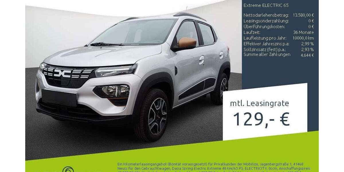 Dacia Spring 12.785 km 11.460 &euro; Münster 48163