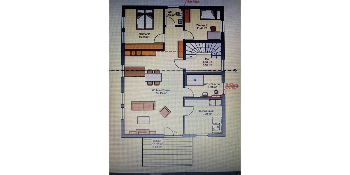 Mietwohnung (Erstbezug) in der Oberstadt von Bad Berleburg 3 zimmer