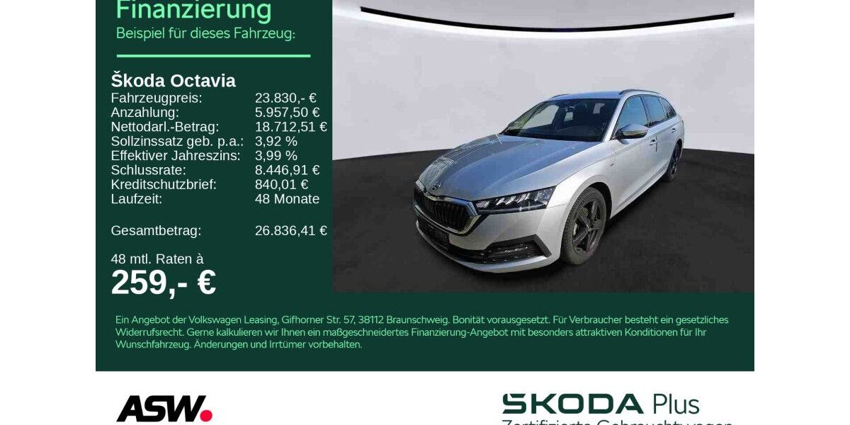Skoda Octavia 88.300 km 23.830 &euro; Sinsheim 74889
