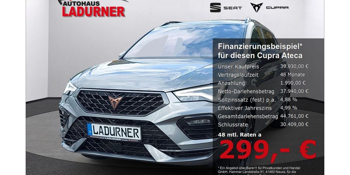 Cupra Ateca 15.500 km 39.930 &euro; Tuttlingen 78532