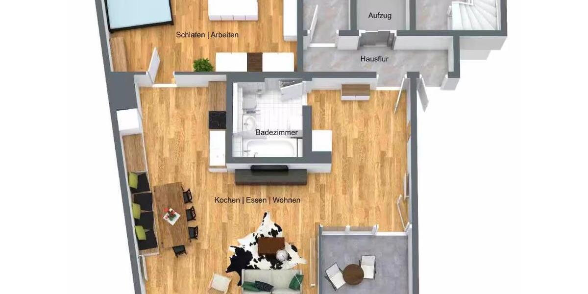 Einfamilienhaus Leipzig - 2 Zimmer, 75 m&sup2;, 1.950&euro; | Angebot:26413791