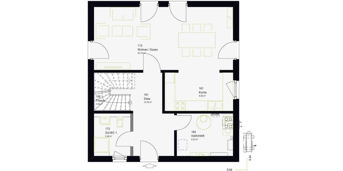 Einfamilienhaus Lichtenau - 4 Zimmer, 130 m&sup2;, 275.500&euro; | Angebot:26673826