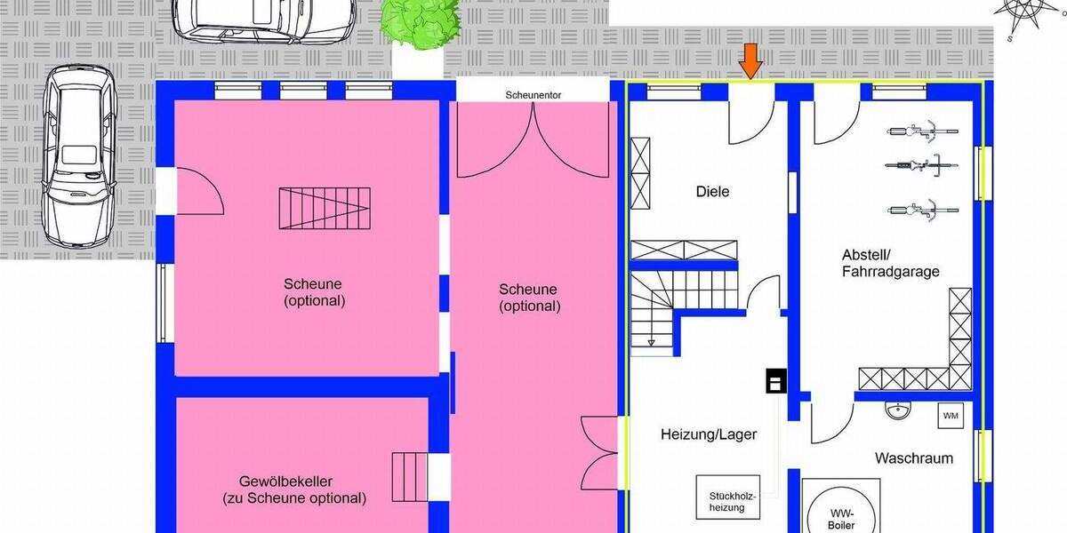 Bauernhaus, Landhaus Rottenburg am Neckar Wendelsheim - 4 Zimmer, 173 m&sup2;, 1.980&euro; | Angebot:25339165