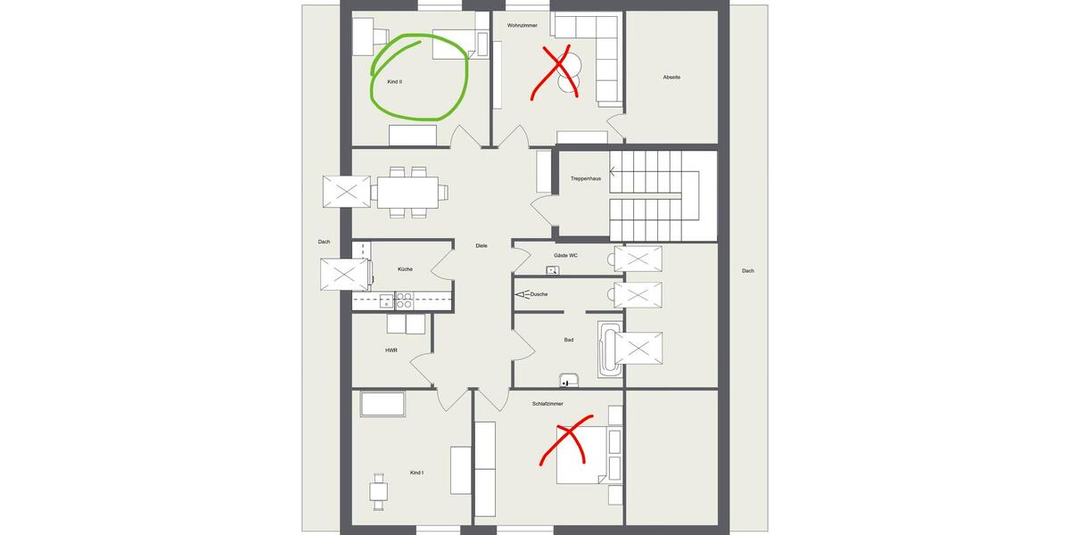 Helles WG-Zimmer 4 zimmer