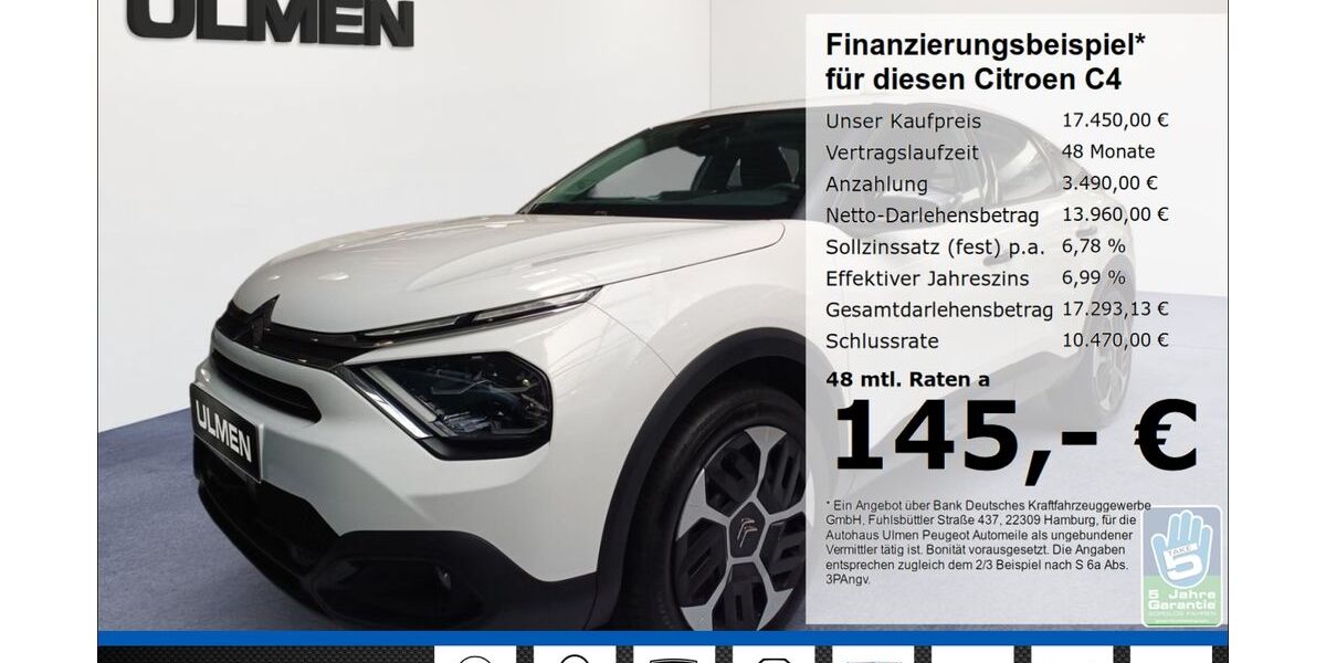 Citroen C4 21.126 km 17.450 &euro; Düsseldorf 40233