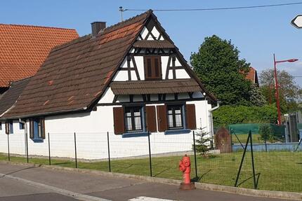 Hübsches Fachwerkhaus mit Bauplatz im Elsass 4 zimmer
