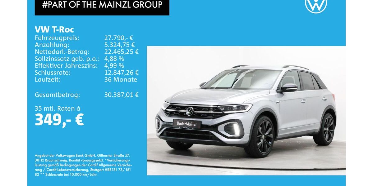 VW T-Roc 54.728 km 27.320 &euro; Bad Reichenhall 83435