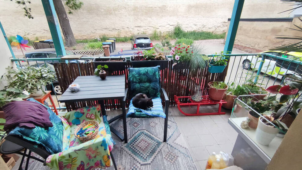 Charmante Erdgeschoßwohnung mit Balkon und Fensterbad- ruhig und zentrumsnah in Halle!